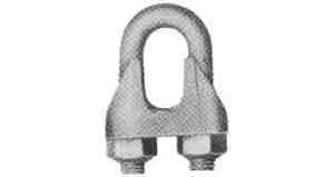 230802 WIRE CLIP CAST-IRON STANDARD, BLACK 6MM