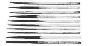 614538 FILE NEEDLE SET 185MM 10'S, SMOOTH