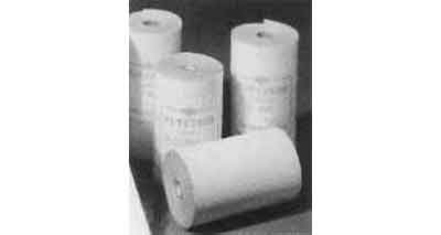 372694 TELEPRINTER RECORDING PAPER, 1-PLY YELLOW 214MMX105MTR