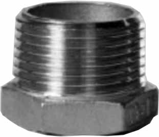 732576 SOCKET REDUCING S.STEEL, THREADED 2