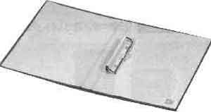 470230 FILE HARD COVER WITH CLIP, B-5S 267X204X30MM