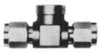734387 BRANCH TEE FEMALE FLARELESS, STAINLESS STEEL 6MMXPT1/4