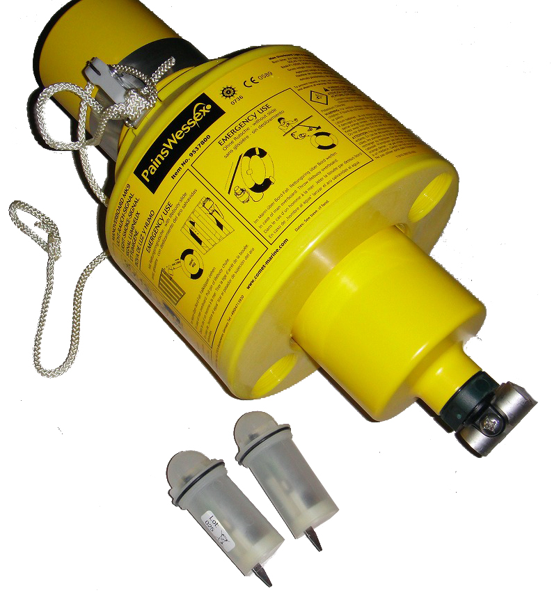 330321 LIFEBUOY MARKER MANOVERBOARD, MK9 W/BRACKET PAINSWESSEX