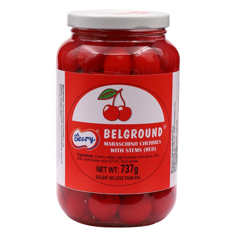 002616 CHERRY MARASCHINO RED TINNED