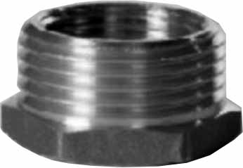 732221 BUSHING HEXAGON BRASS 1-1/4X1, THREADED