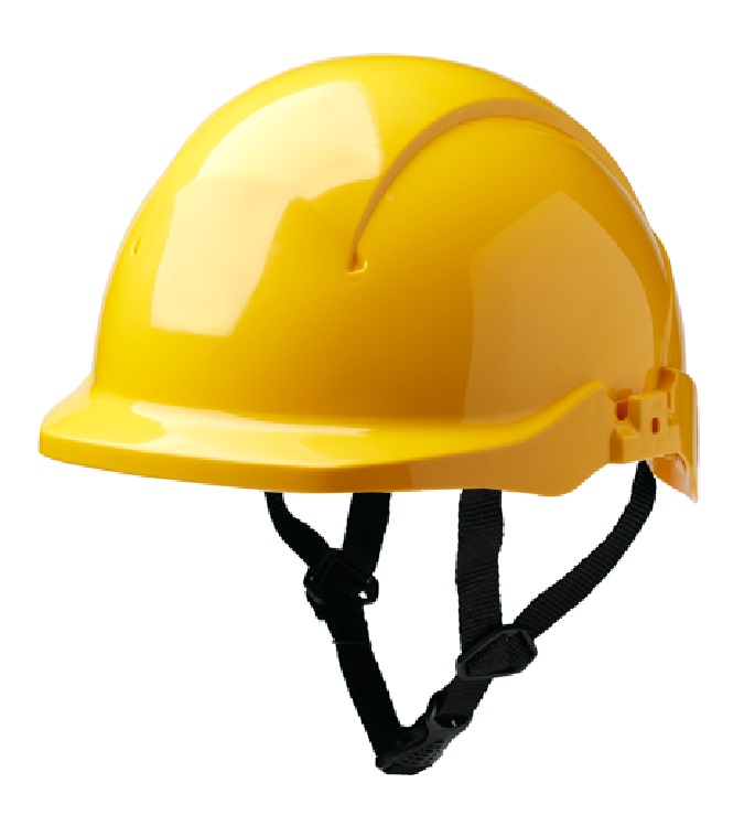 310343 HELMET REDUCED PEAK SLIP, NON-VENTED STANDARD RED