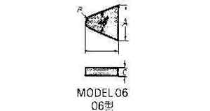 632942 CARBIDE TIP #06-6 30X30X8MMXR6