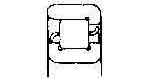 771666 ROLLER BEARING NF-309