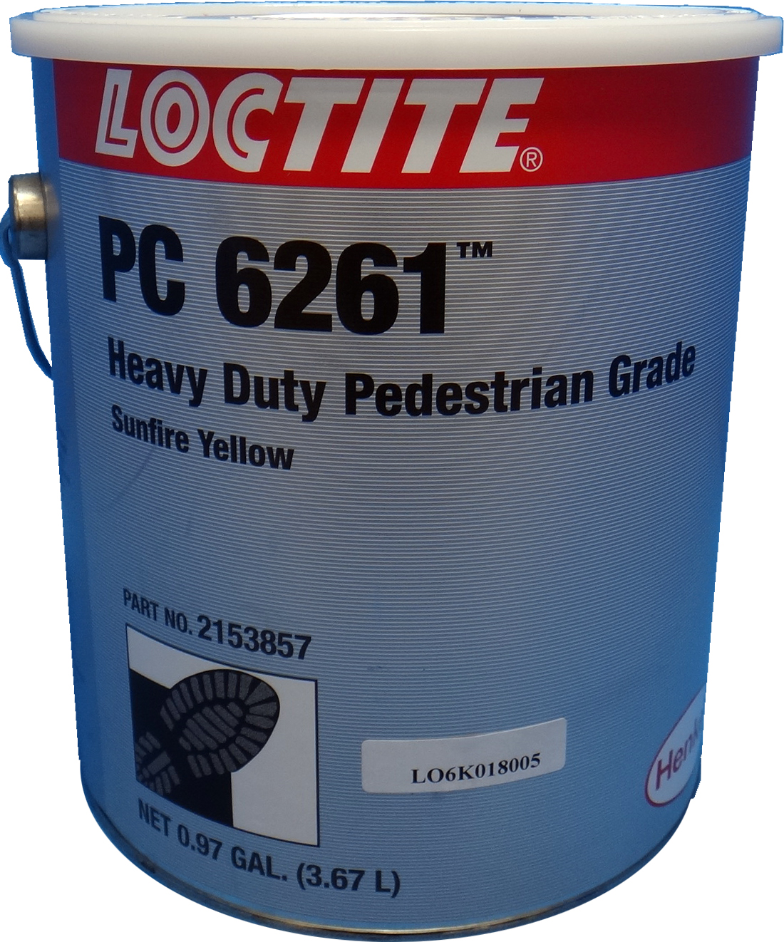 251704 COATING ANTISLIP LOCTITE 39020, PC6261HDP YELLOW 0.95GAL