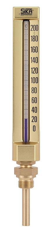652104 THERMOMETER SIKA 174B 110X30MM, PT1/2 -30-50DEG.C 100MM-STEM