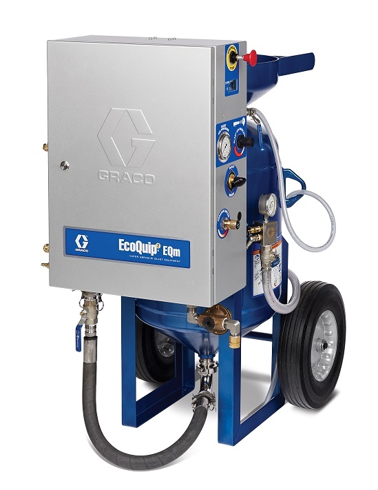 590818 BLAST MACHINE GRACO ECOQUIP 2, EQM PNEUMATIC CONTROL #262952